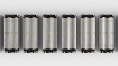 Pouch cells from the battery pack of the Polestar 2