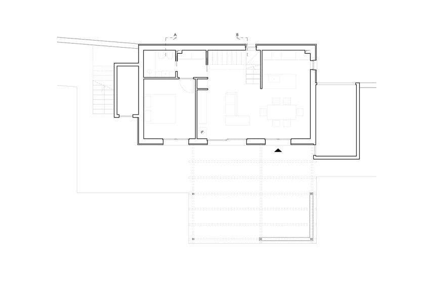 Ground floor plan of the home