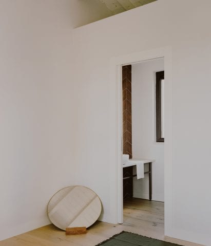 An ensuite was built in the bedrooms