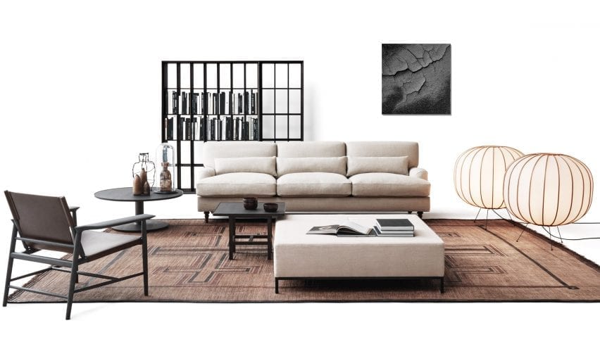 Raffles sofa by Vico Magistretti for De Padova