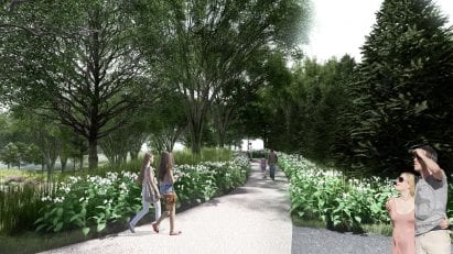 Gardens in Newtown