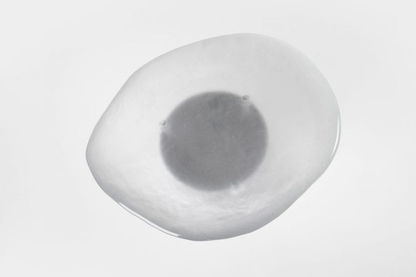 Water Reflection Side Table by Front