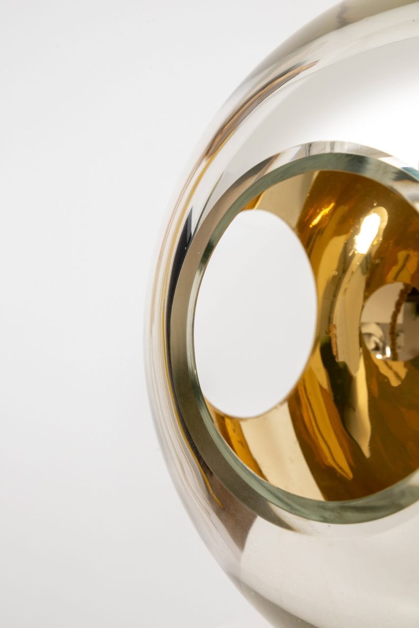 Convex Mirror Vases by Front
