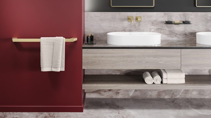 Geesa launches Shift bathroom accessories collection on Dezeen Showroom