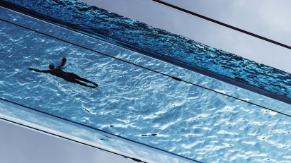 Sky Pool at Embassy Gardens in Battersea by HAL