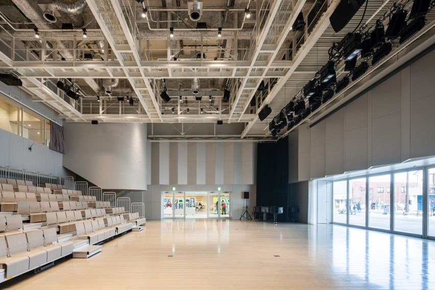 The centre has a large auditorium