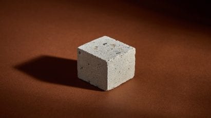 Concrete made fro olivine by Green Materials