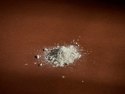 Powdered olivine