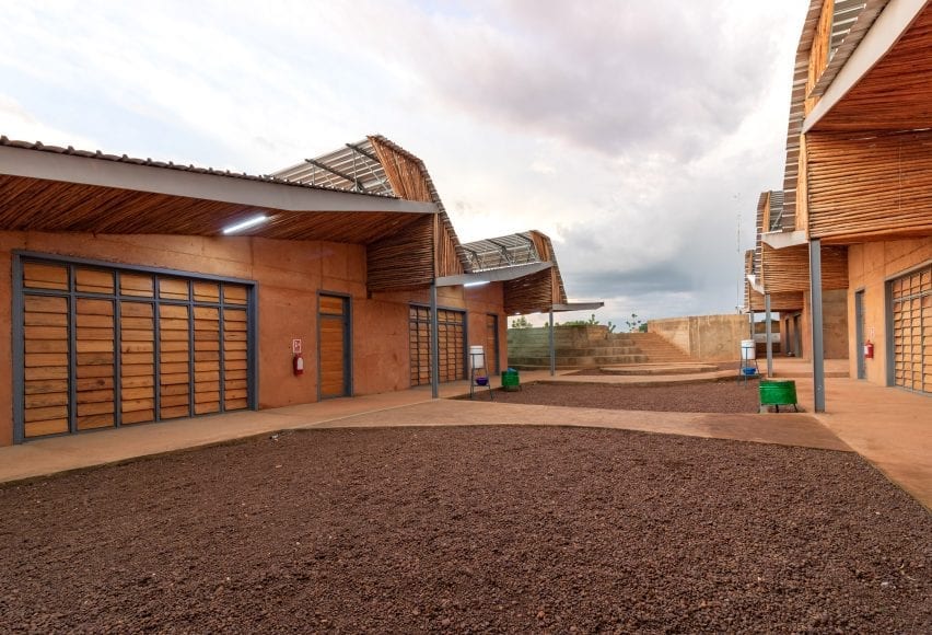 The courtyard of Burkina Institute of Technology