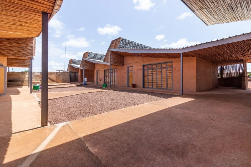A university courtyard