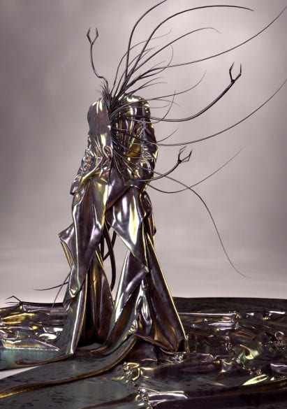 Toni Maticevski worked on the virtual garment