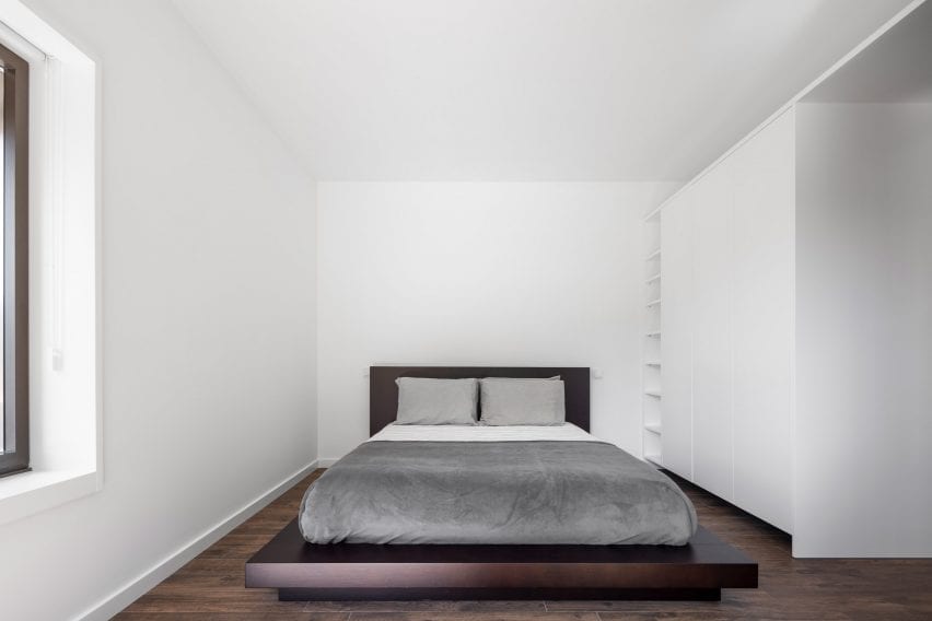 The interiors have a minimal design