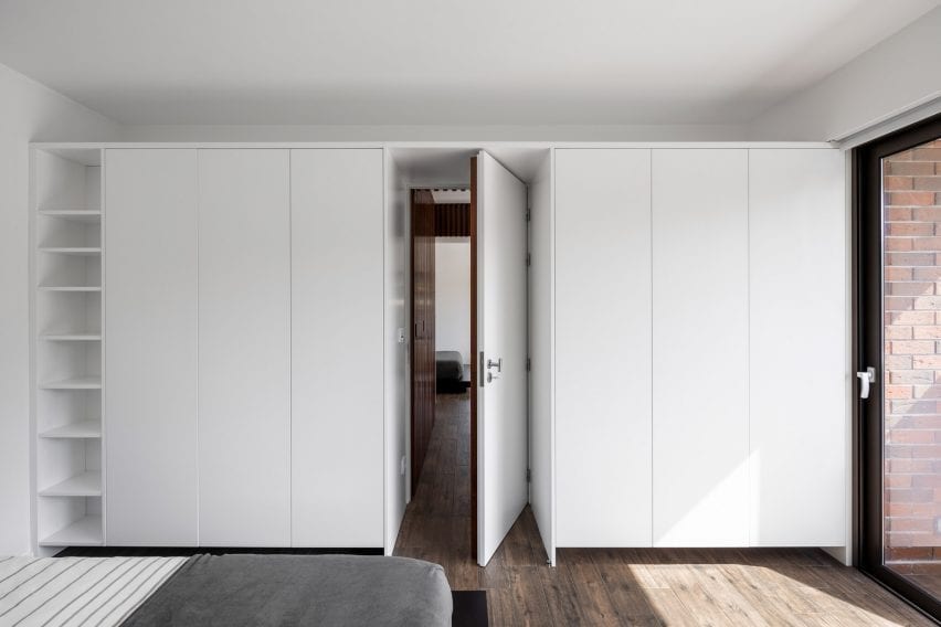 Cabinetry was built into bedrooms
