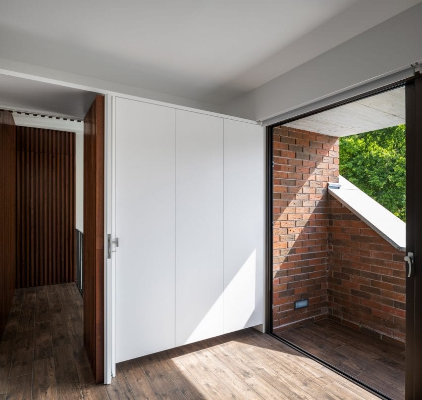 Bedrooms have terraces