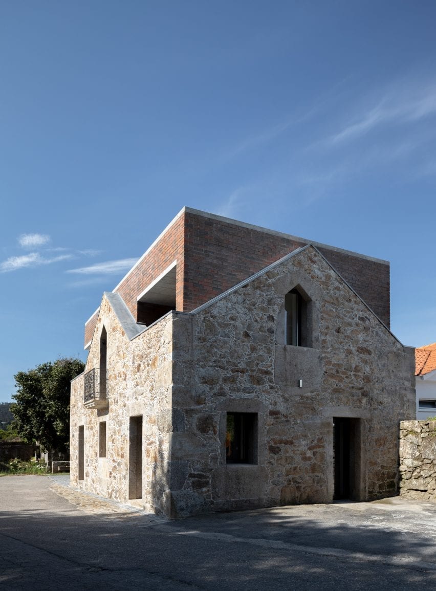 The home is square in shape
