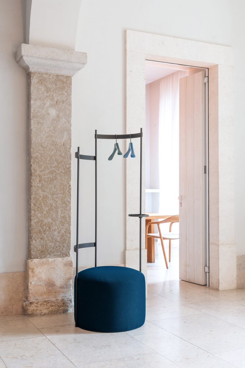 Tilda coat rack in hallway