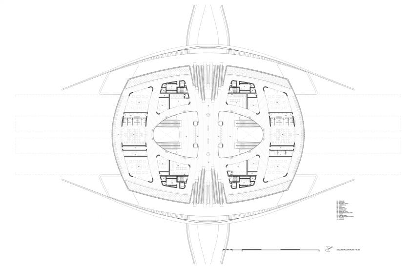Plans for Tulum train station by Aidia Studio