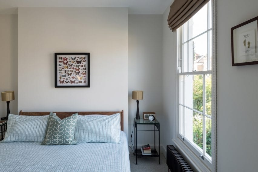 Bedrooms have a classic look