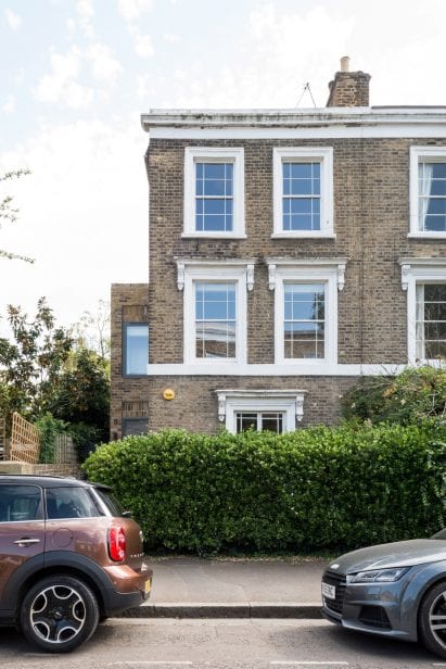 Vault house is an end of row Georgian townhouse