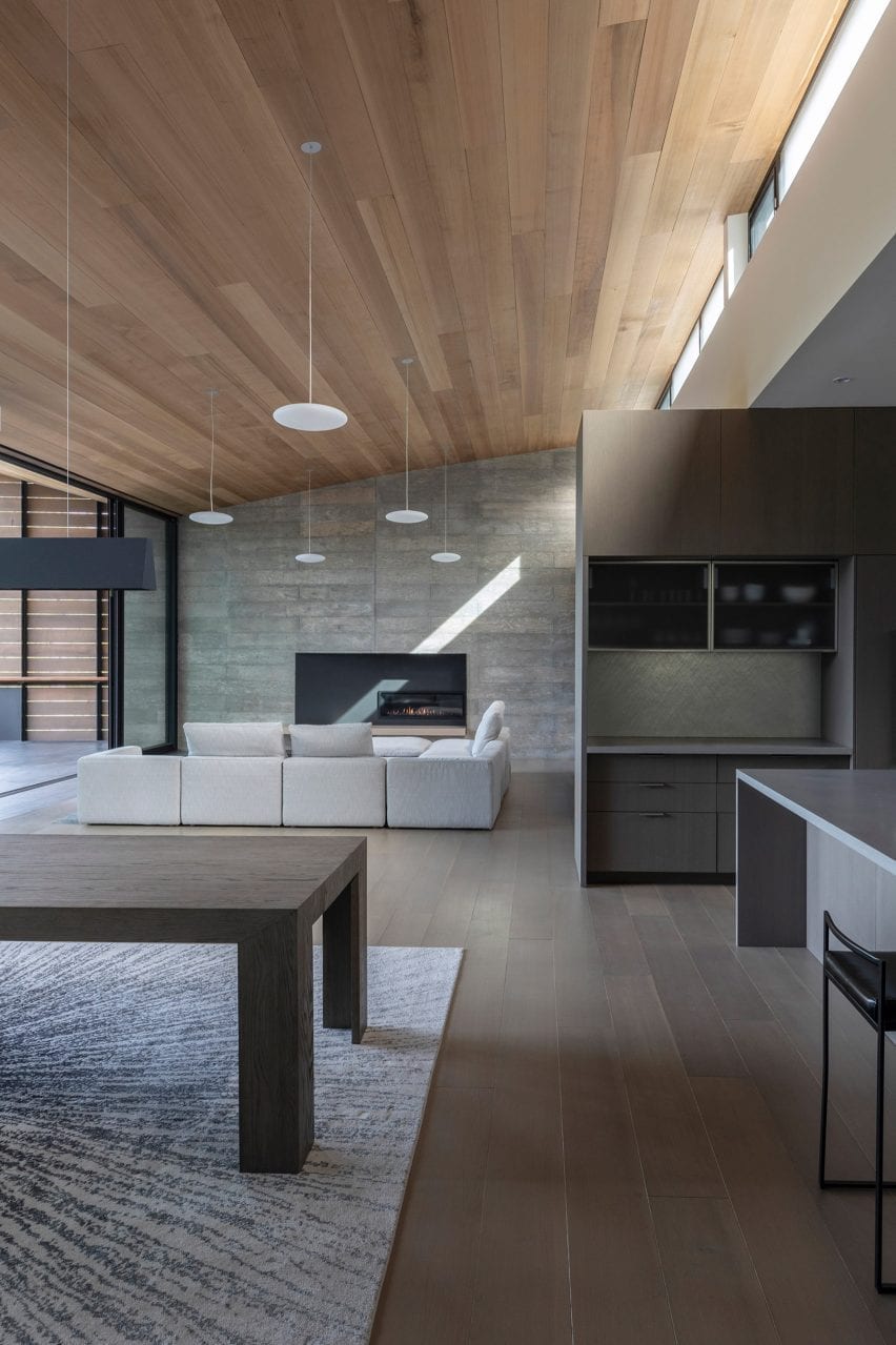 Living and dining area