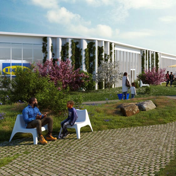 An IKEA store with rooftop park features in today’s Dezeen Weekly newsletter