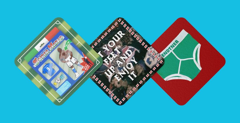 Weird Euros beermats