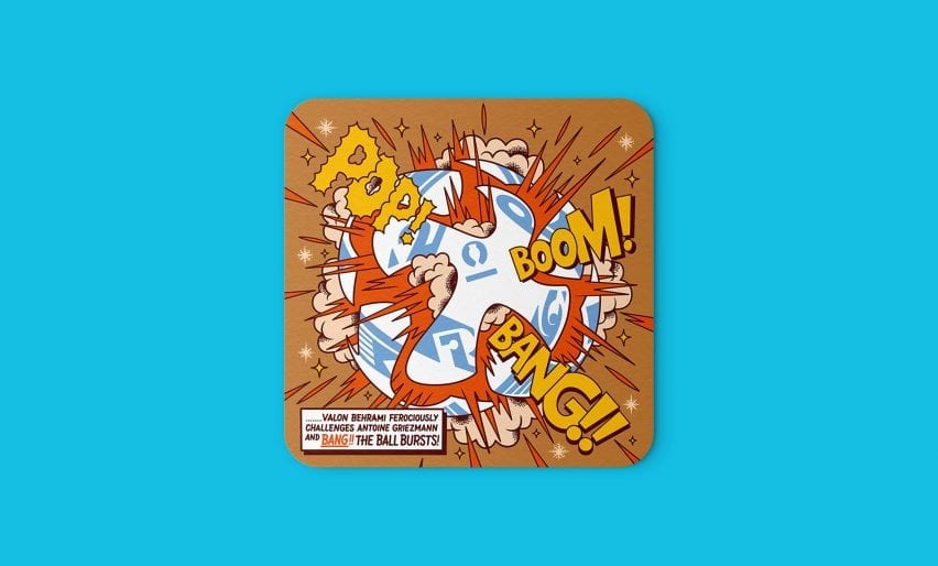 Weird Euros beermat