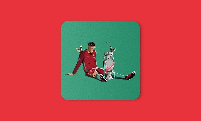 Weird Euros beermat by Raj Dhunna