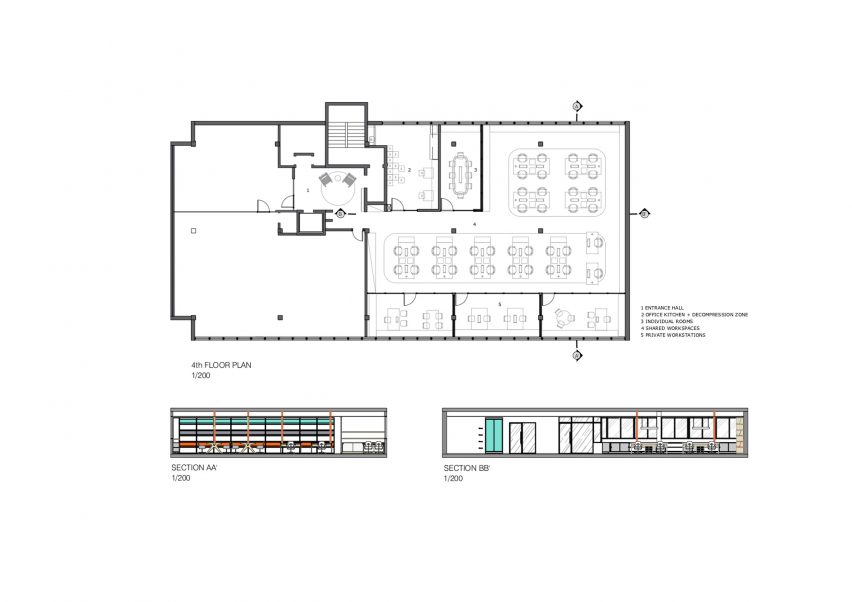 Fourth floor plan