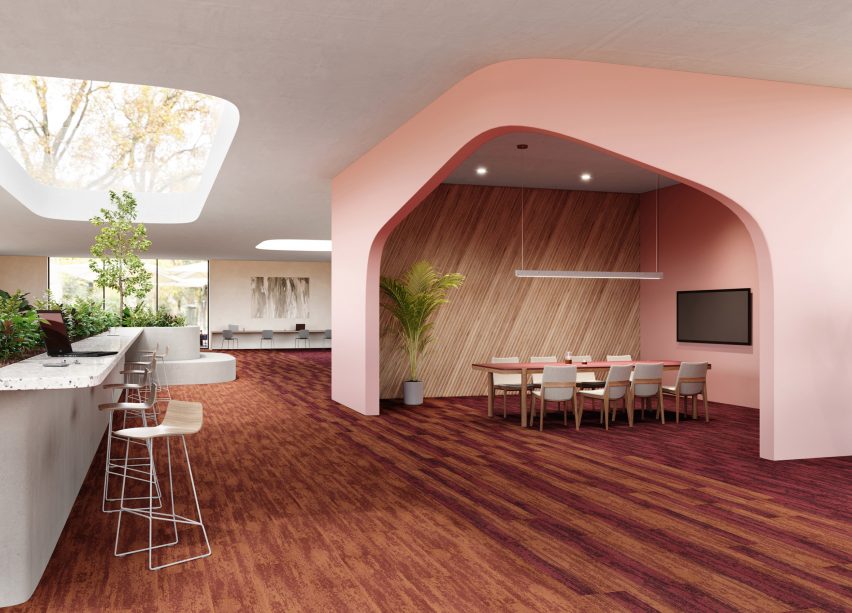 Clay Create carpet tiles in the Rudiments collection by IVC Commercial