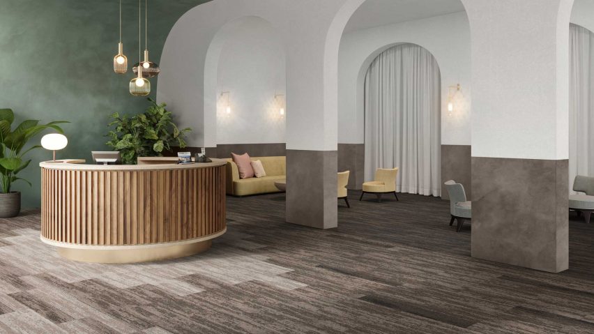 Clay Create carpet tiles in the Rudiments collection by IVC Commercial