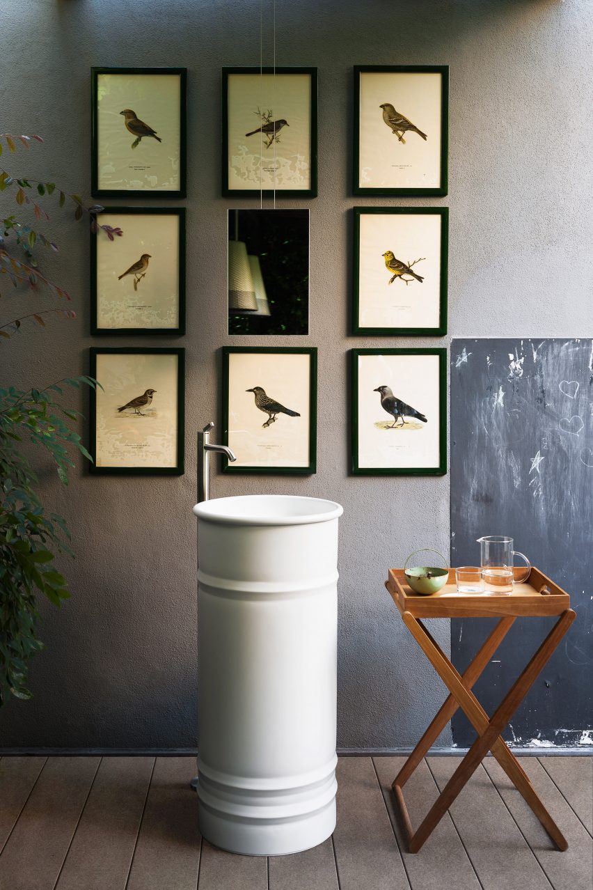 Vieques Outdoor sink by Patricia Urquiola for Agape
