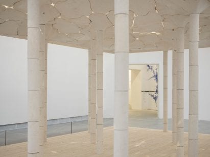 Stone vaulted ceiling in All-Purpose installation