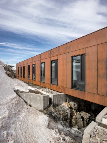 Weathering steel cladding