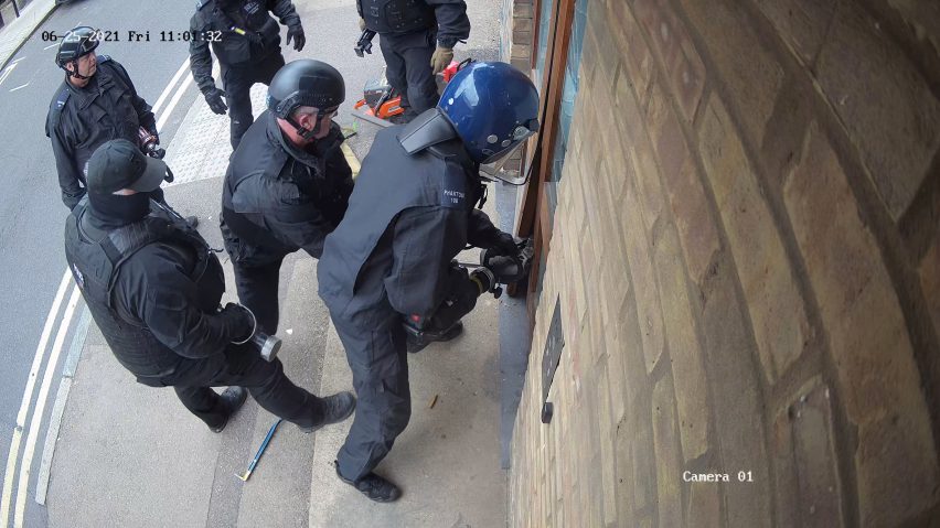 Raid on Antepavilion office