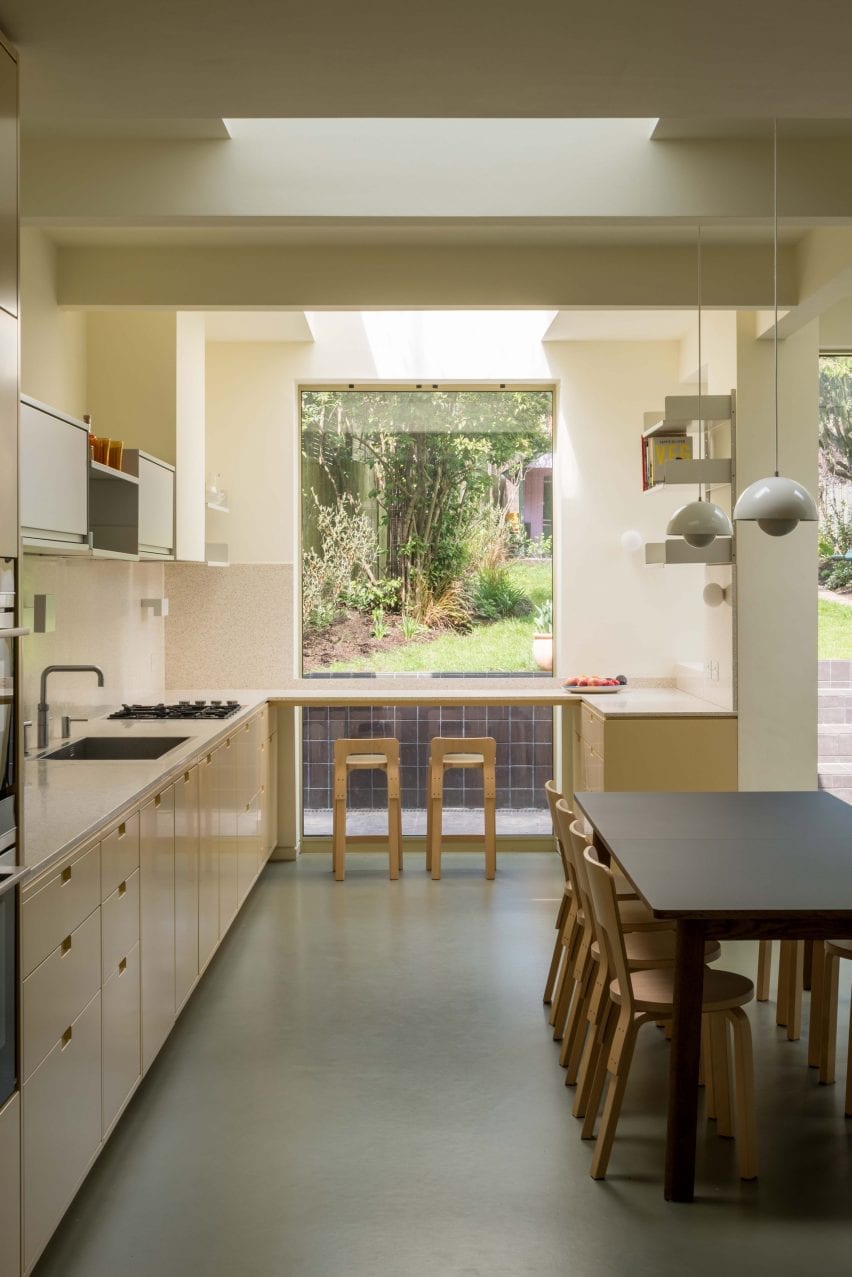 Kitchen window, Mount View house renovation by Archmongers