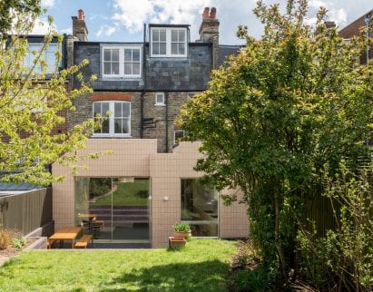 Rear facade of Mount View house renovation by Archmongers