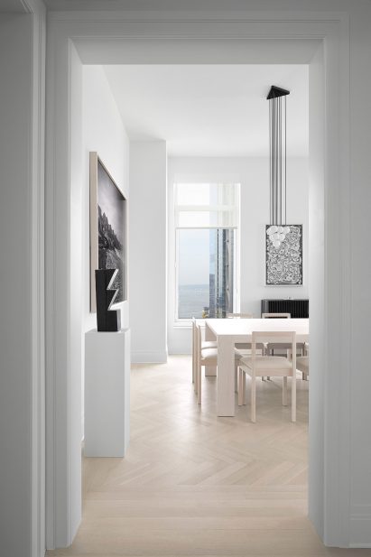 Home with white interiors