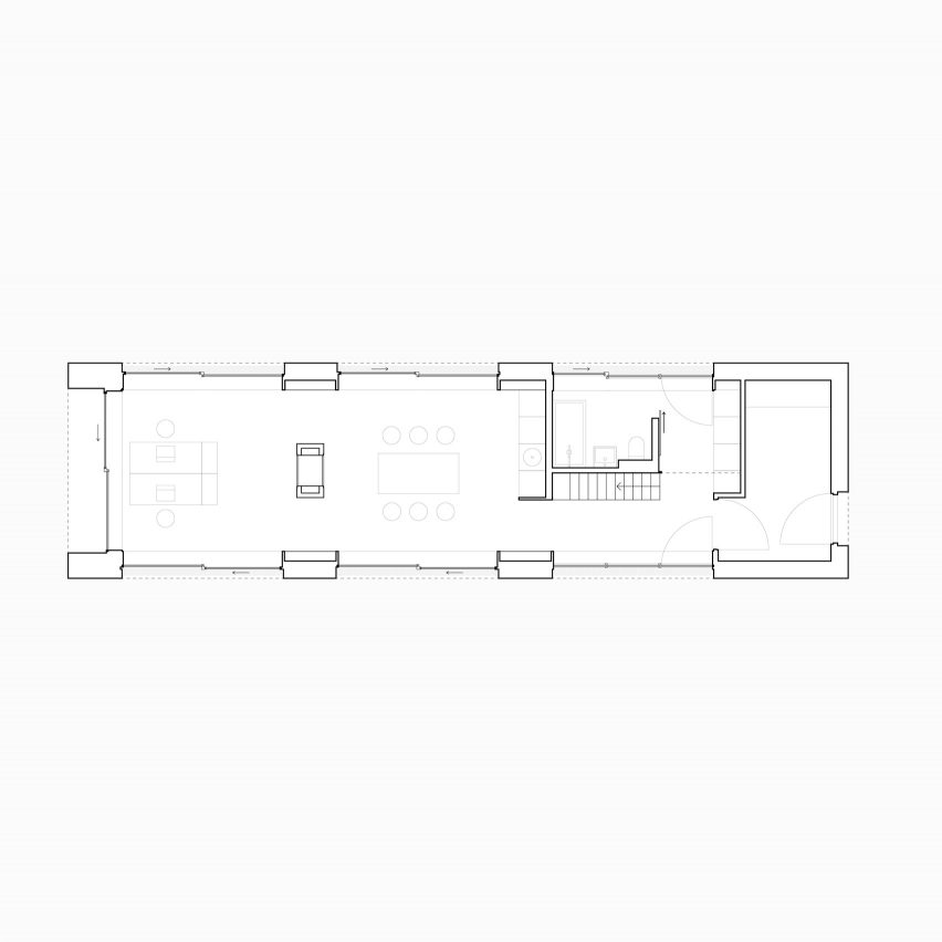 Ground floor plan, The Author's House by Sleth