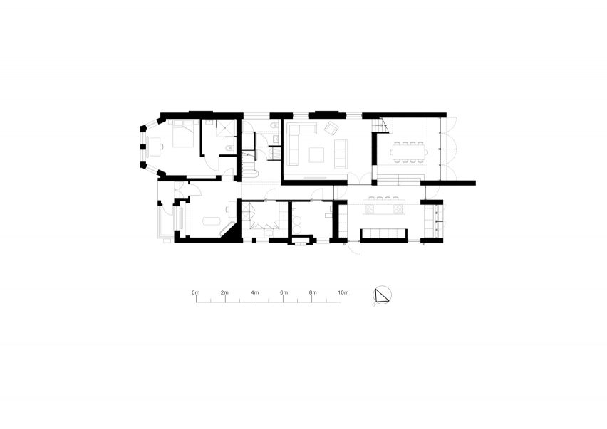 Ground floor plan, Bravura House by Selencky Parsons