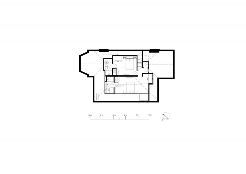 Loft floor plan, Bravura House by Selencky Parsons