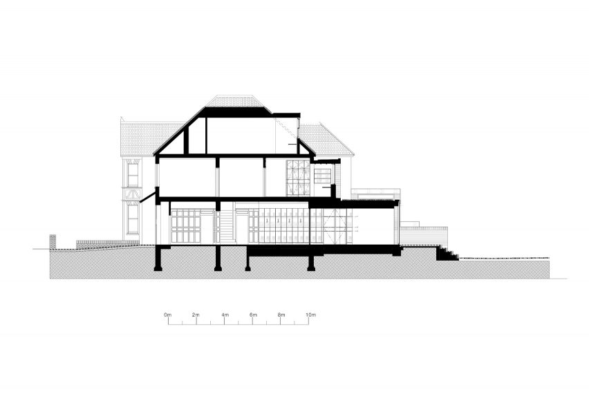 Section, Bravura House by Selencky Parsons