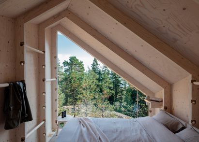 room with moveable pegs by studio puisto
