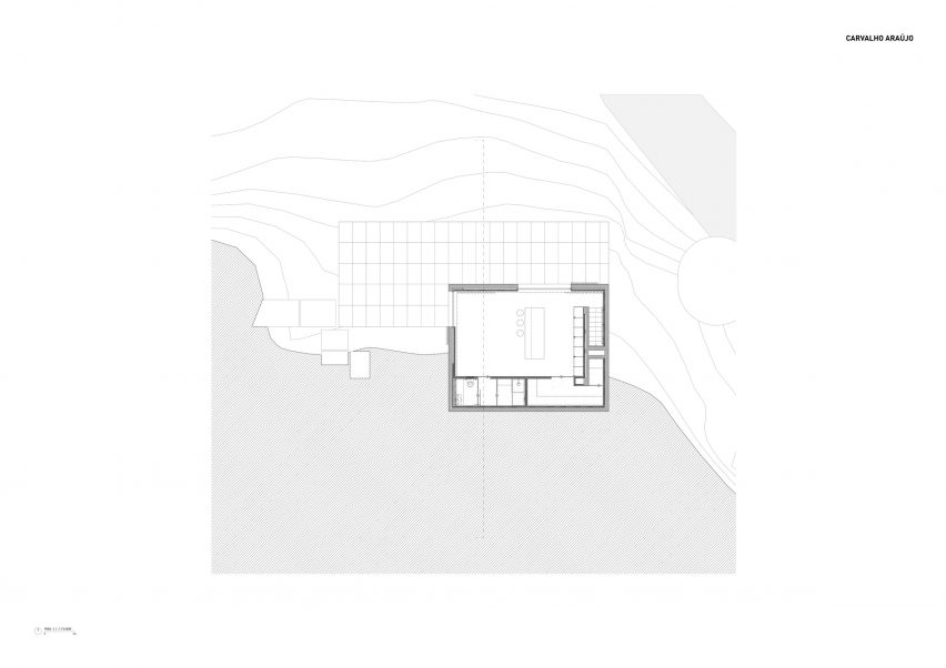 basement plan of the home