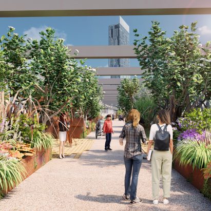 The viaduct will become a modern park