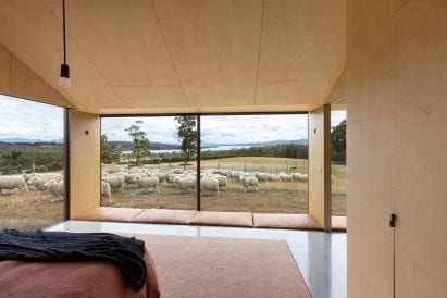 floor-to-ceiling windows were placed in the bedrooms