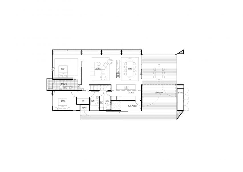 ground floor plan of the building