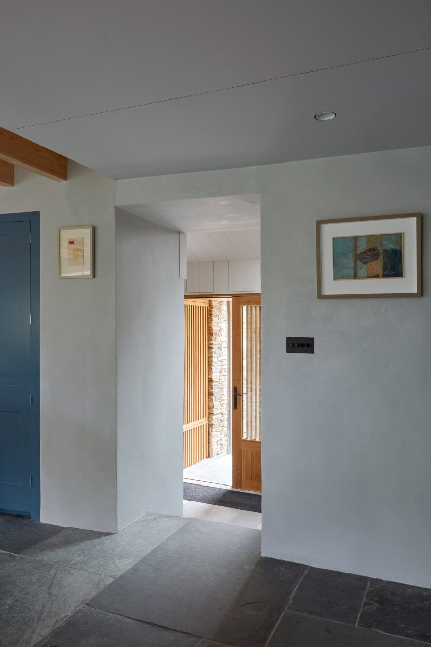 The interiors of Cornish Cottage