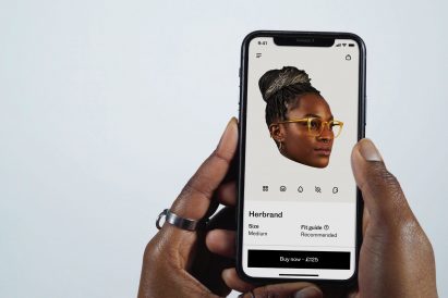 Cubitts app, completed scan with glasses