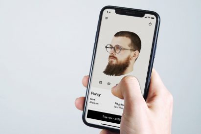 Cubitts app, completed scan with glasses